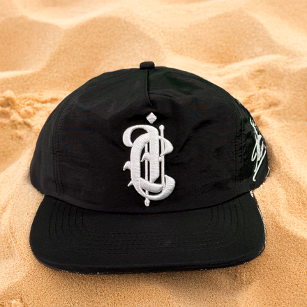 Essential Nylon Cap (Black/White)